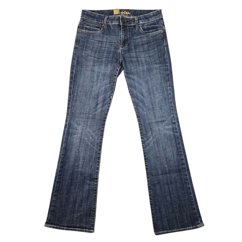 Kut From The Kloth Womens Size 12 Bootcut Jeans Dark Wash Denim Y2K Western Boho